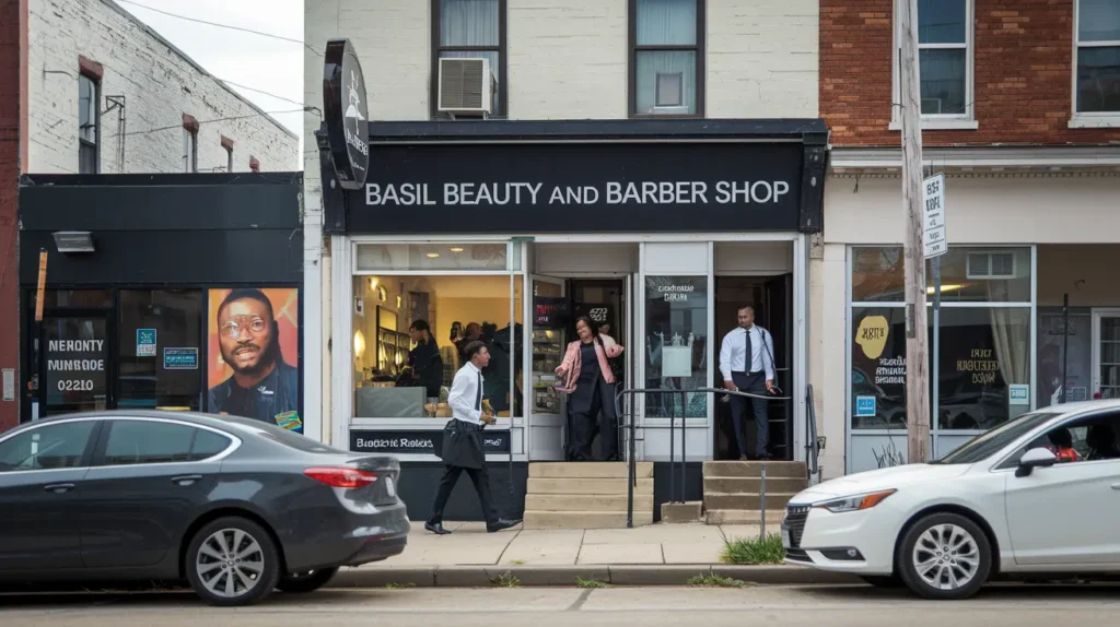 Basil Beauty and Barber Shop on West 38th Street Indianapolis