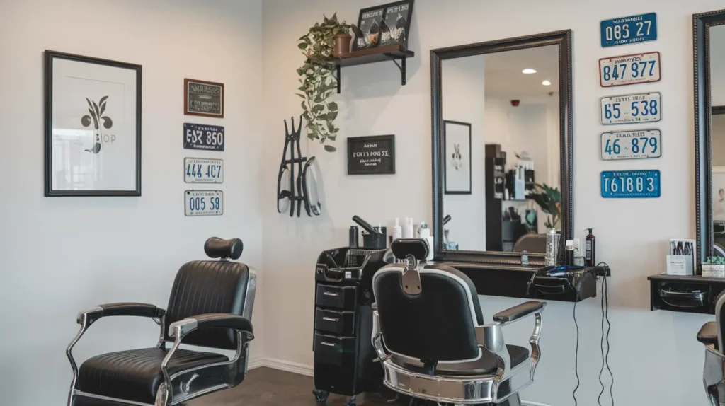 Professional salon environment at Basil Beauty and Barber Shop Indianapolis