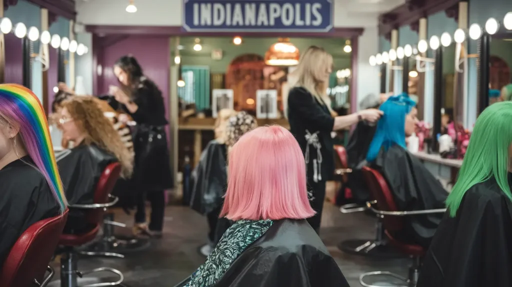 Popular hair color trends at Basil Beauty and Barber Shop Indianapolis