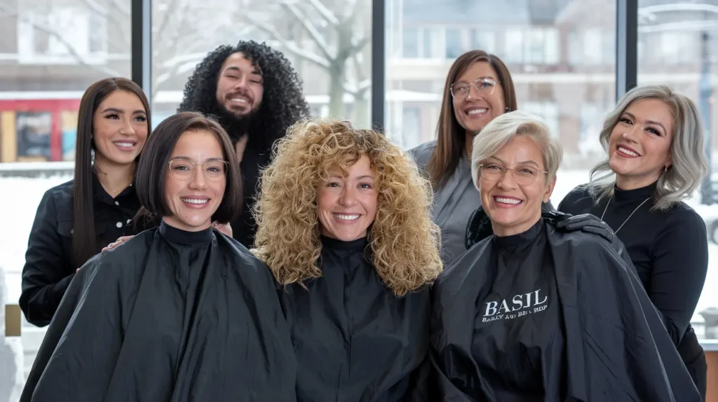 Successful winter hair care results at Indianapolis beauty salon