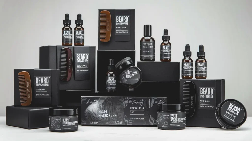 Premium men's grooming gift sets at Basil Beauty and Barber Shop Indianapolis