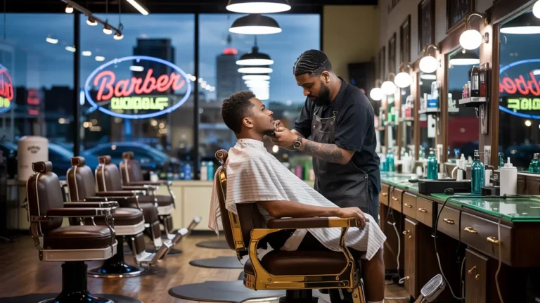 Affordable student haircuts at a premium barbershop in Indianapolis
