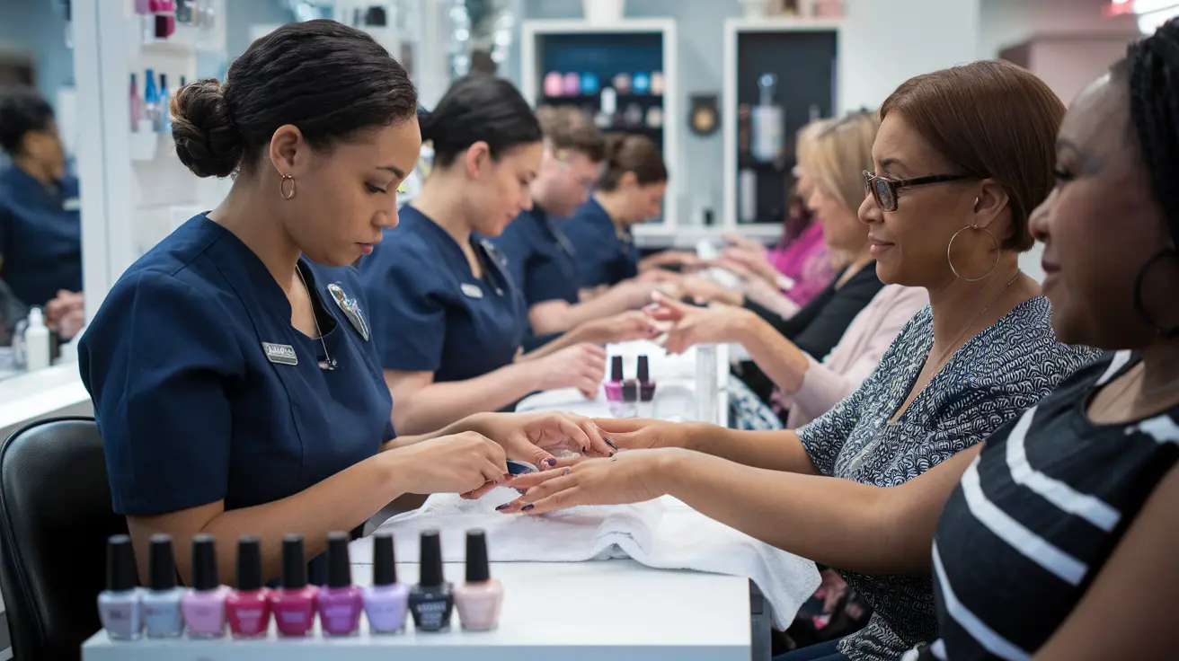 Professional nail services at top-rated Indianapolis nail salon