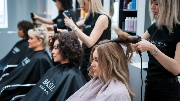 Professional blow dry service at top Indianapolis salon