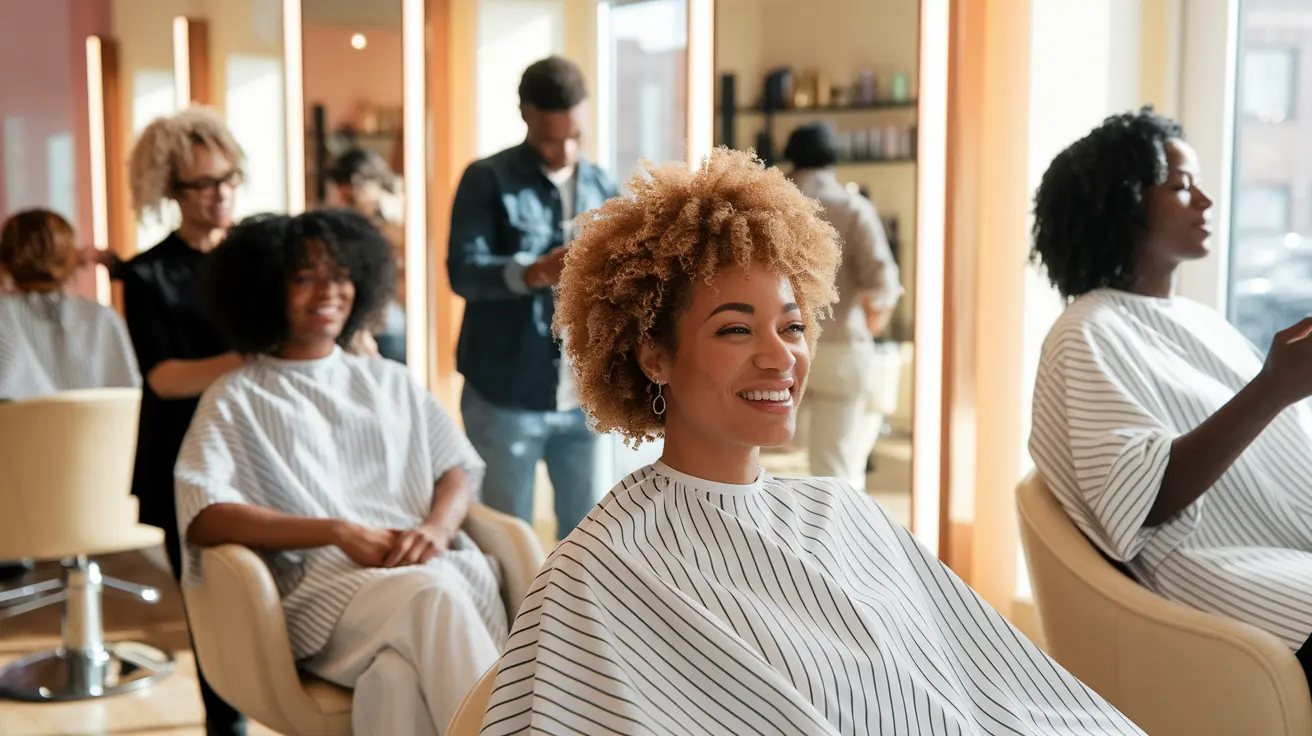 Professional hair styling services at top Indianapolis salon