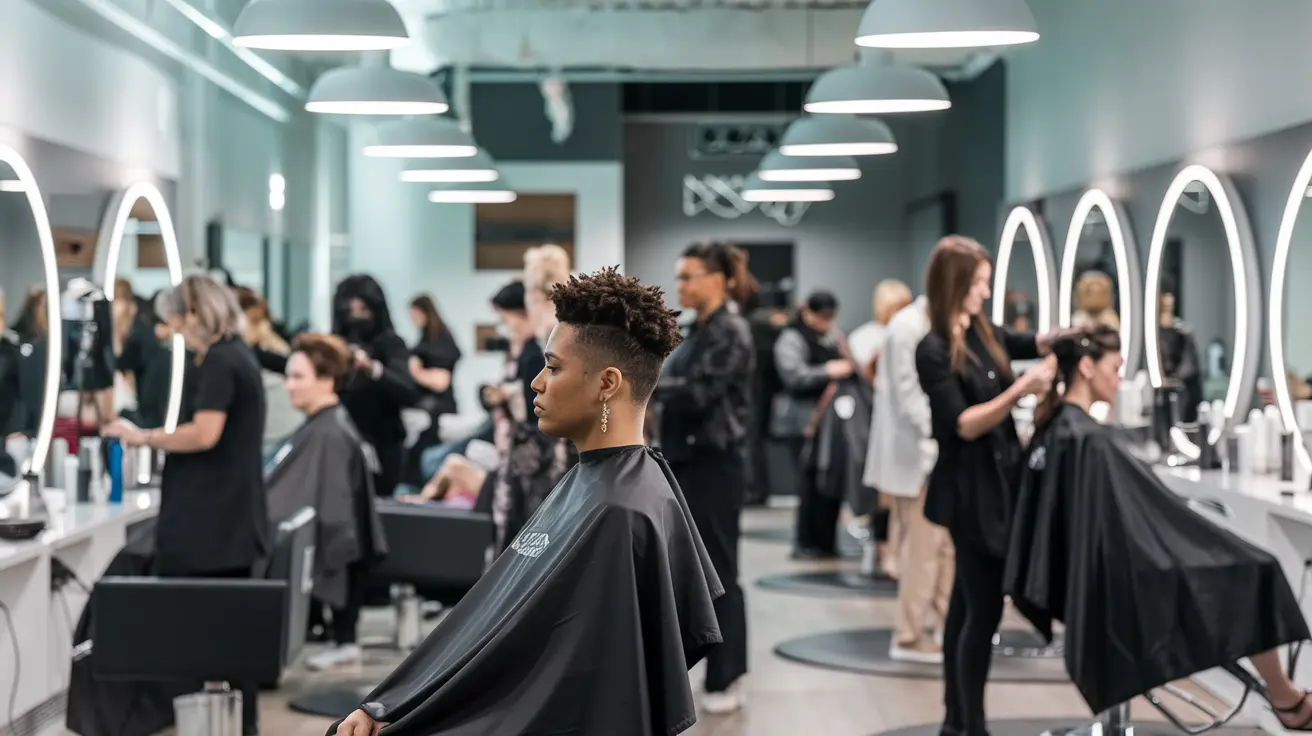 Professional beauty services at Basil Beauty and Barber Shop Indianapolis