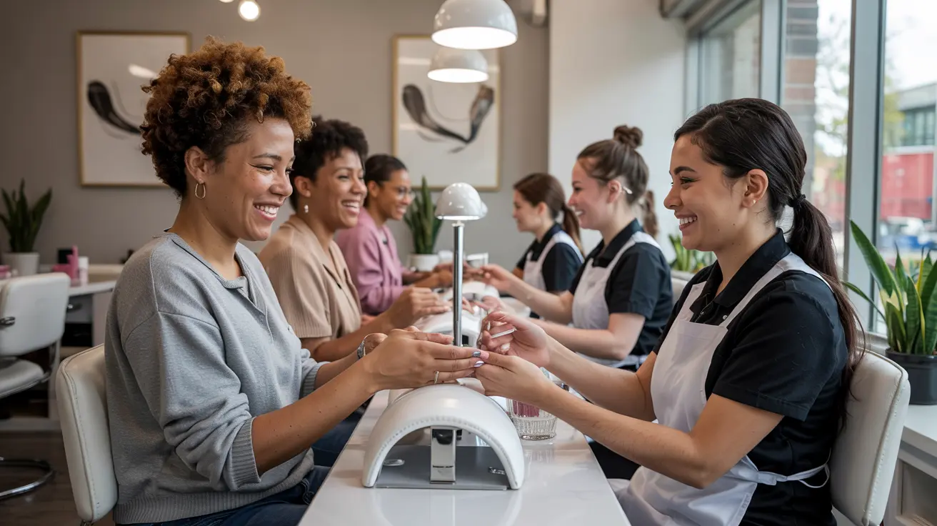 Professional nail services at top-rated Indianapolis nail salon