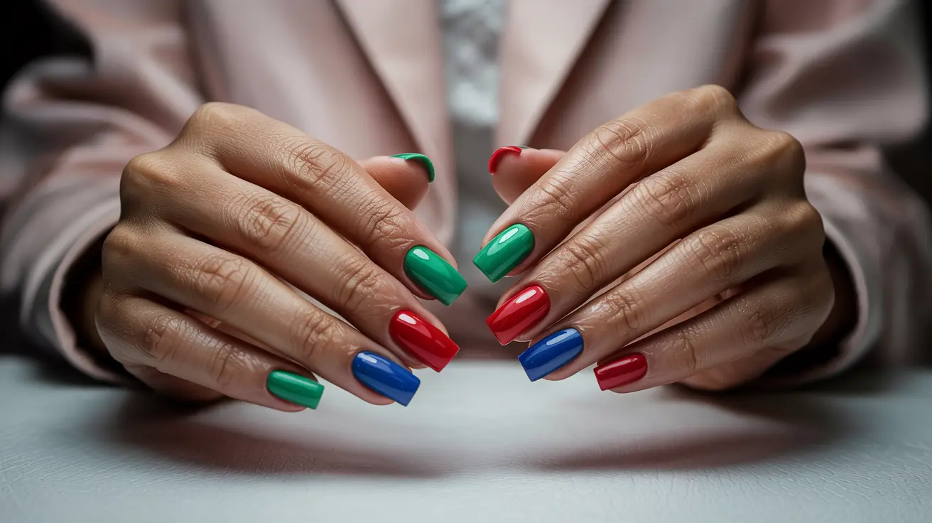 Professional gel nails service at top Indianapolis salon